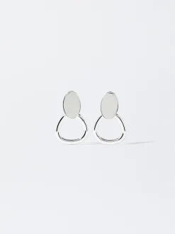 PARFOIS Pendientes s Plateado Online