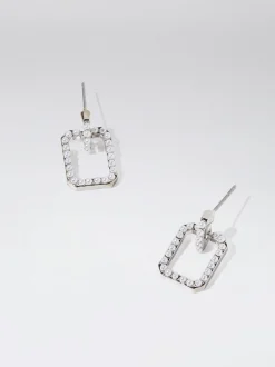 PARFOIS Pendientes s Perlas Plateado Online