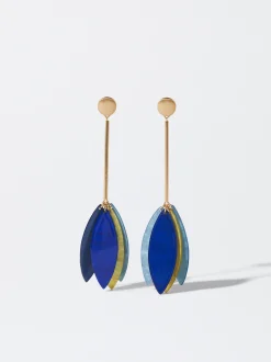 PARFOIS Pendientes Resina Multicor Sale
