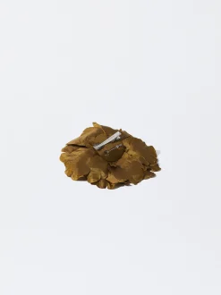PARFOIS Pinza / Broche Con Flor Mostaza Store