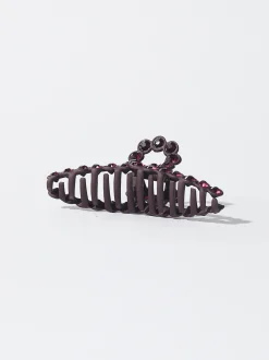 PARFOIS Pinza De Pelo Con Cristales Rosa New
