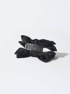 PARFOIS Pinza De Pelo Con Lazo Negro Clearance