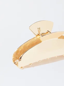 PARFOIS Pinza De Pelo Lisa Dorado Cheap