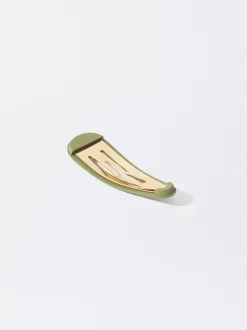 PARFOIS Pinza De Pelo Resina Caqui Best Sale