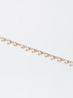 PARFOIS Pulsera Ajustable Con Abalorios Dorado Store