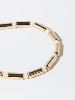 PARFOIS Pulsera Ajustable Con Concha Dorado Cheap