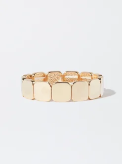 PARFOIS Pulsera Ajustable Dorada Dorado Shop