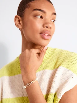 PARFOIS Pulsera Con Concha Dorado Best