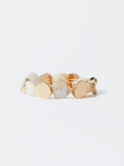 PARFOIS Pulsera Conchas Dorado Shop