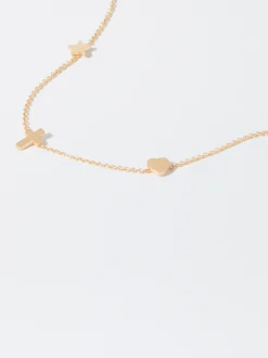 PARFOIS Pulsera Dorada Con Charms Dorado Fashion