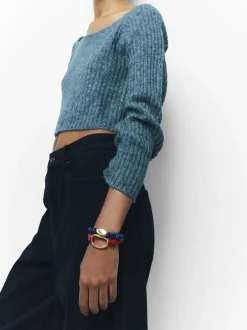 PARFOIS Pulsera El&aacute;stica Bicolor Multicor Best