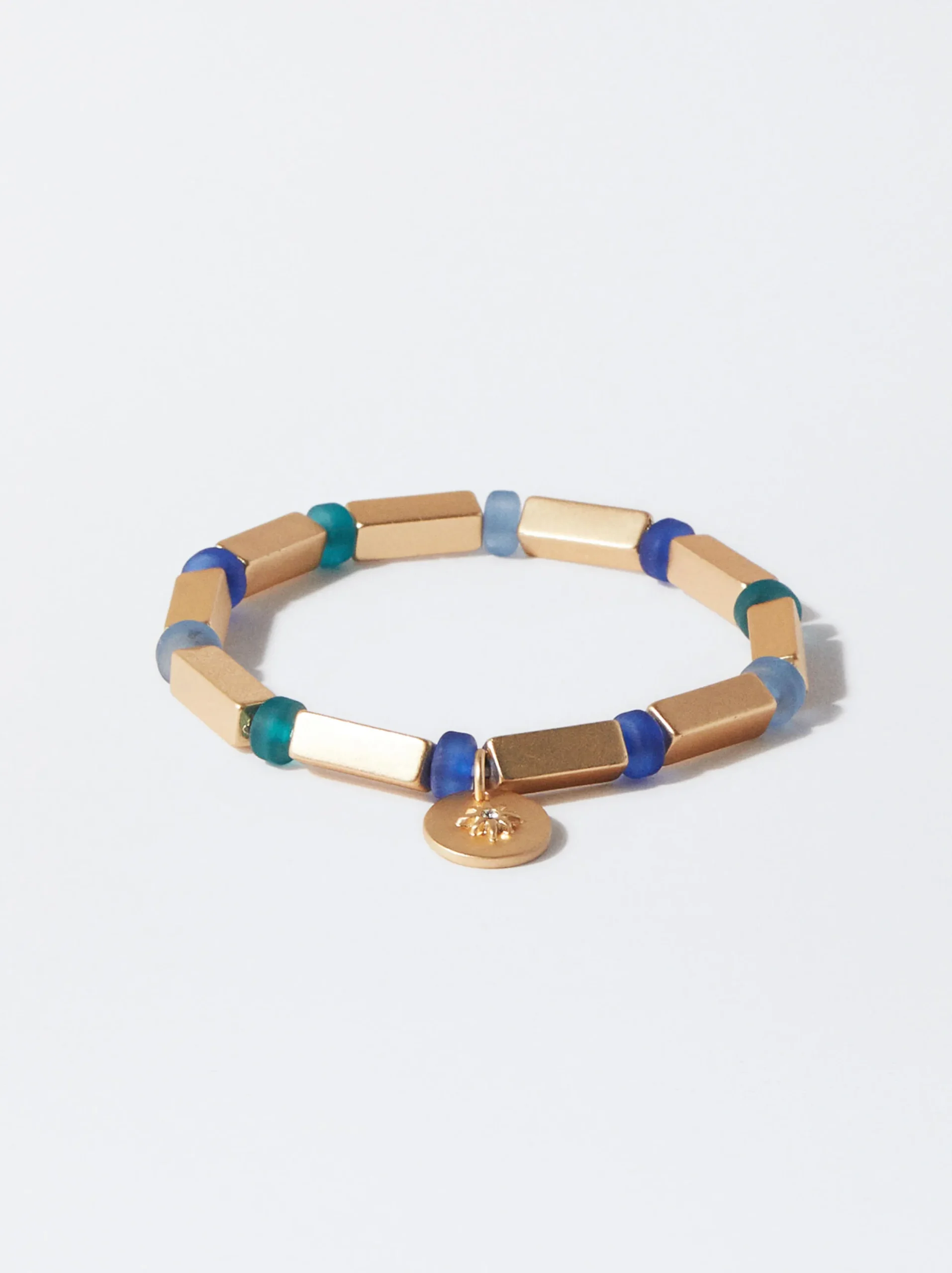 PARFOIS Pulsera Elástica Con Abalorios Multicor Cheap