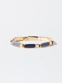 PARFOIS Pulsera El&aacute;stica Esmaltada Multicor Shop
