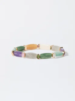 PARFOIS Pulsera El&aacute;stica Multicolor Multicor Fashion