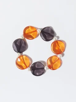 PARFOIS Pulsera El&aacute;stica Resina Multicor Discount