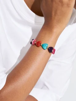 PARFOIS Pulsera El&aacute;stica Resina Multicor Outlet