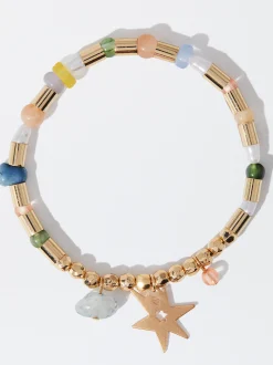 PARFOIS Pulsera Multicolor Con Abalorios Multicor Shop