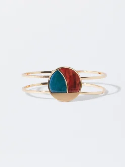 PARFOIS Pulsera R&iacute;gida Doble Multicor Sale