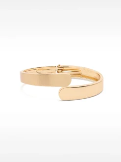 PARFOIS Pulsera R&iacute;gida Dorada Dorado Flash Sale