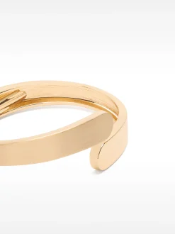PARFOIS Pulsera R&iacute;gida Dorada Dorado Flash Sale