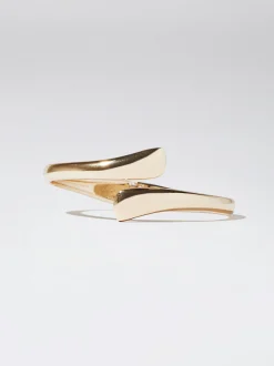 PARFOIS Pulsera R&iacute;gida Dorada Dorado Online