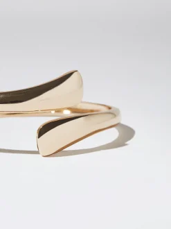 PARFOIS Pulsera R&iacute;gida Dorada Dorado Online