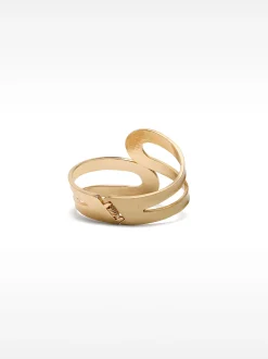 PARFOIS Pulsera R&iacute;gida Dorada Dorado Best