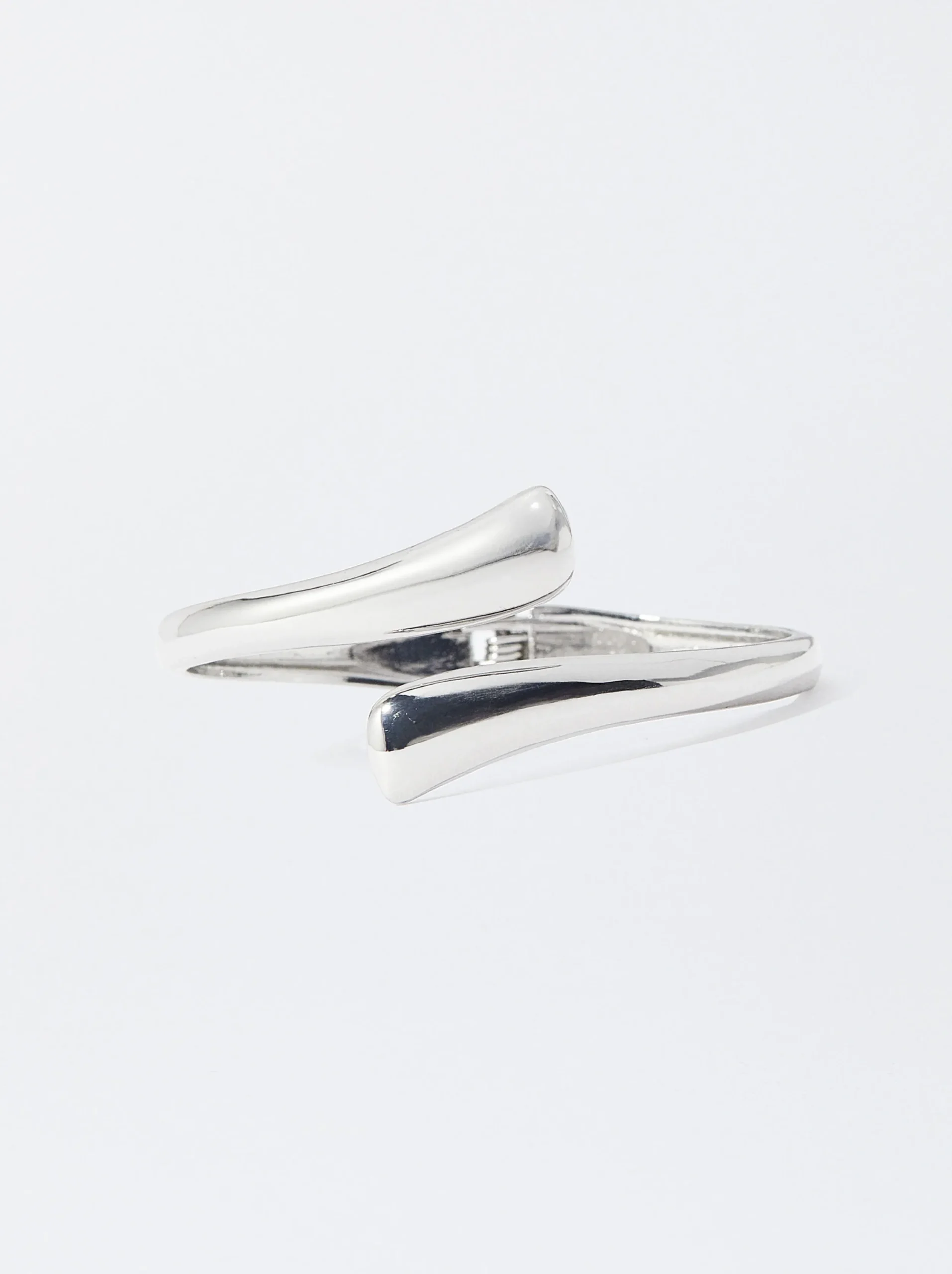 PARFOIS Pulsera Rígida Plateada Plateado Store