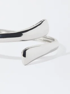 PARFOIS Pulsera R&iacute;gida Plateada Plateado Store