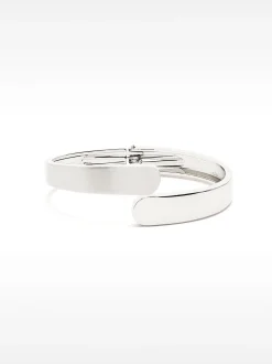 PARFOIS Pulsera R&iacute;gida Plateada Plateado Best Sale