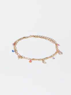 PARFOIS Pulsera Tobillera Con Charms Multicor Cheap