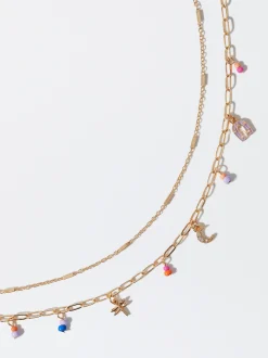 PARFOIS Pulsera Tobillera Con Charms Multicor Cheap