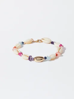 PARFOIS Pulsera Tobillera Con Conchas Multicor Sale
