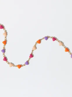PARFOIS Pulsera Tobillera Con Corazones Multicor Flash Sale