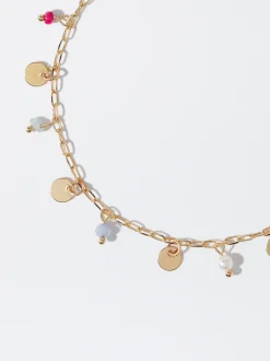 PARFOIS Pulsera Tobillera Con Piedra Multicor Flash Sale
