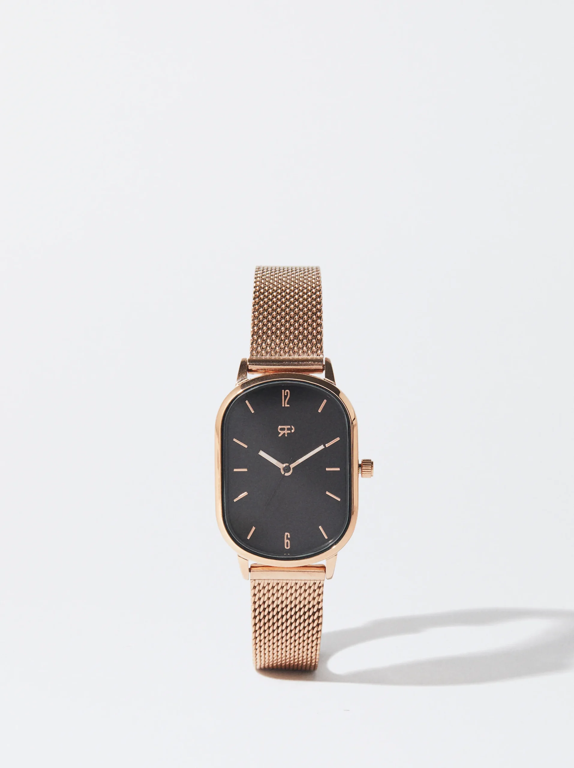 PARFOIS Reloj Acero Correa De Malla Met&aacute;lica Oro Rosa Clearance