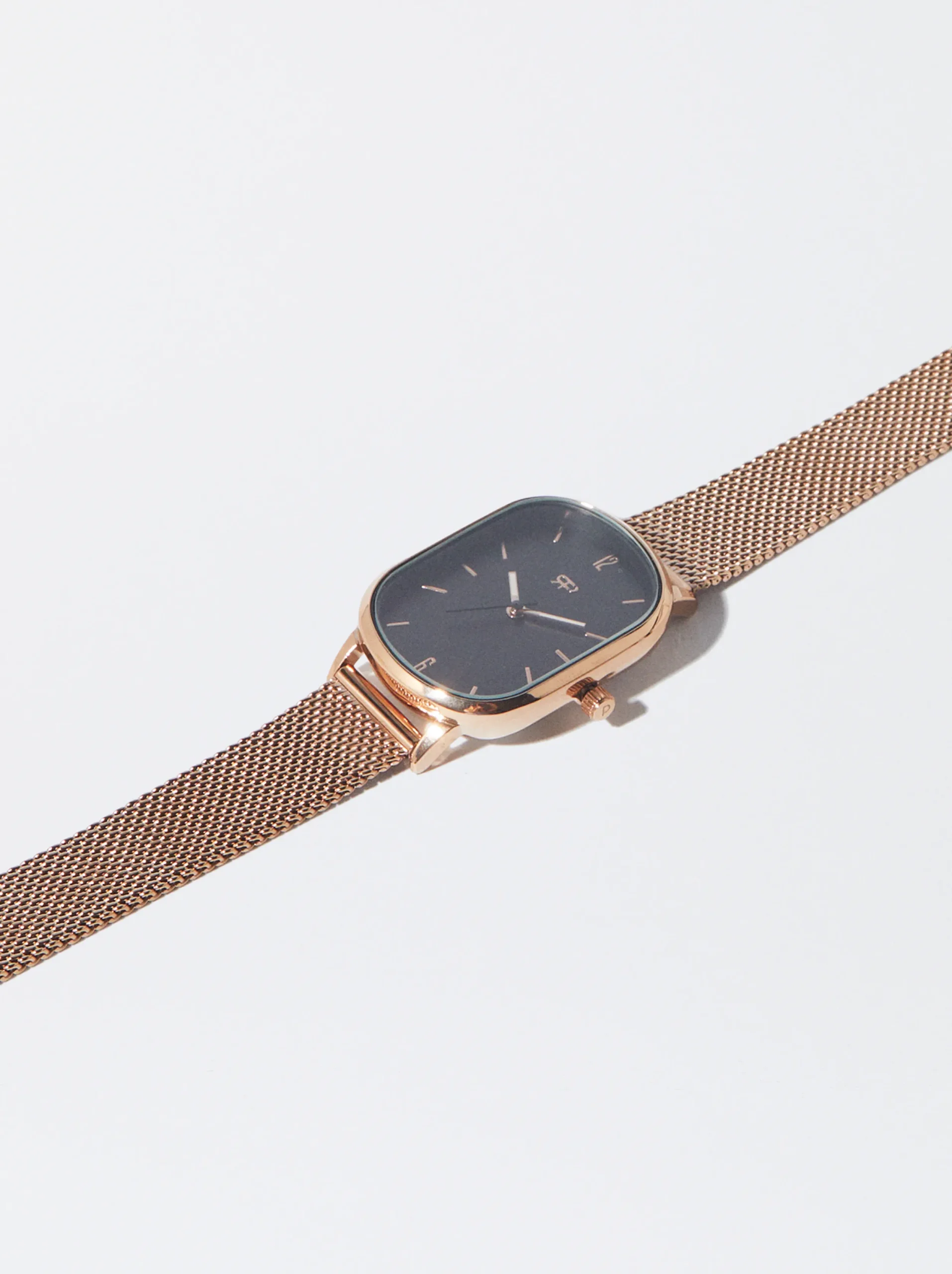 PARFOIS Reloj Acero Correa De Malla Met&aacute;lica Oro Rosa Clearance