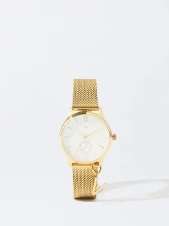 PARFOIS Reloj Acero Personalizable Dorado Outlet