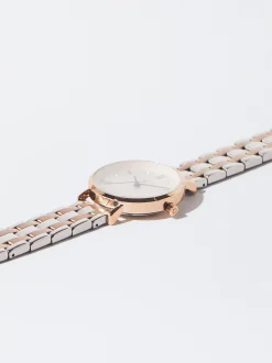 PARFOIS Reloj Com Pulsera De Acero Bicolor Multicor Discount