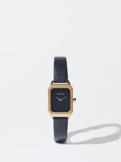 PARFOIS Reloj Con Caja Cuadrada Negro Clearance
