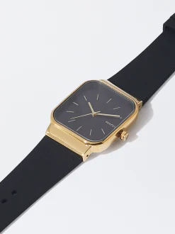 PARFOIS Reloj Con Correa De Silicona Negro Clearance