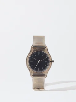 PARFOIS Reloj Correa De Silicona Negro Fashion