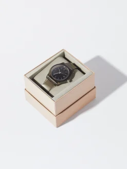 PARFOIS Reloj Correa De Silicona Negro Fashion