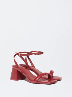 PARFOIS Sandalia Tac&oacute;n Pulsera Rojo Online