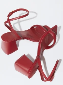 PARFOIS Sandalia Tac&oacute;n Pulsera Rojo Online