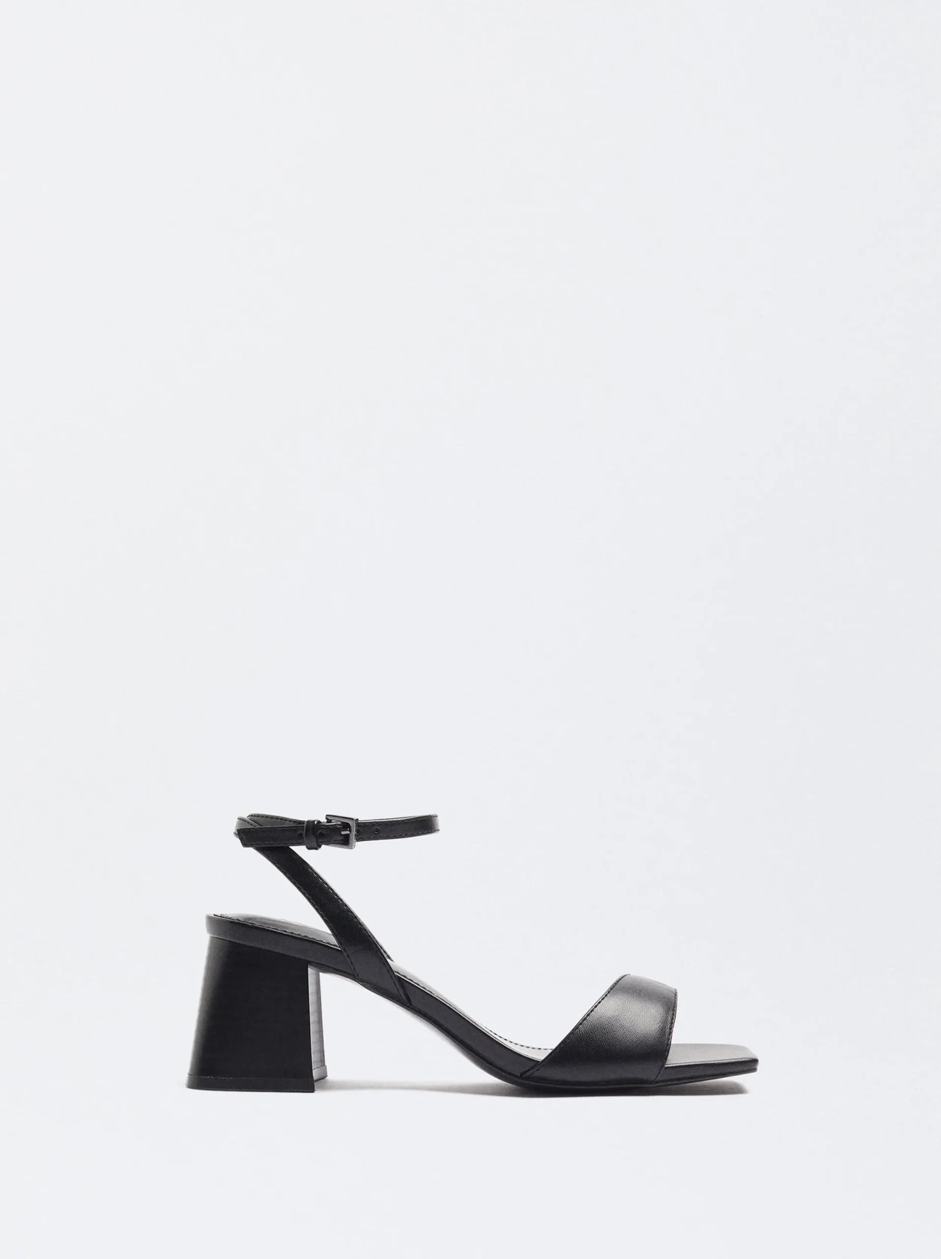 PARFOIS Sandalia Tacón Pulsera Negro Best Sale