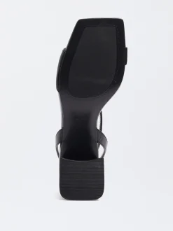 PARFOIS Sandalia Tacón Pulsera Negro Best Sale