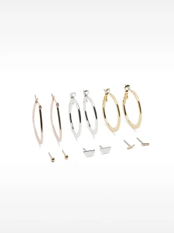 PARFOIS Set De Pendientes B&aacute;sicos Multicor Discount
