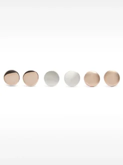 PARFOIS Set De Pendientes Cortos Tachuelas Multicor Discount