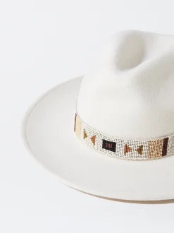 PARFOIS Sombrero De Lana Crudo Fashion